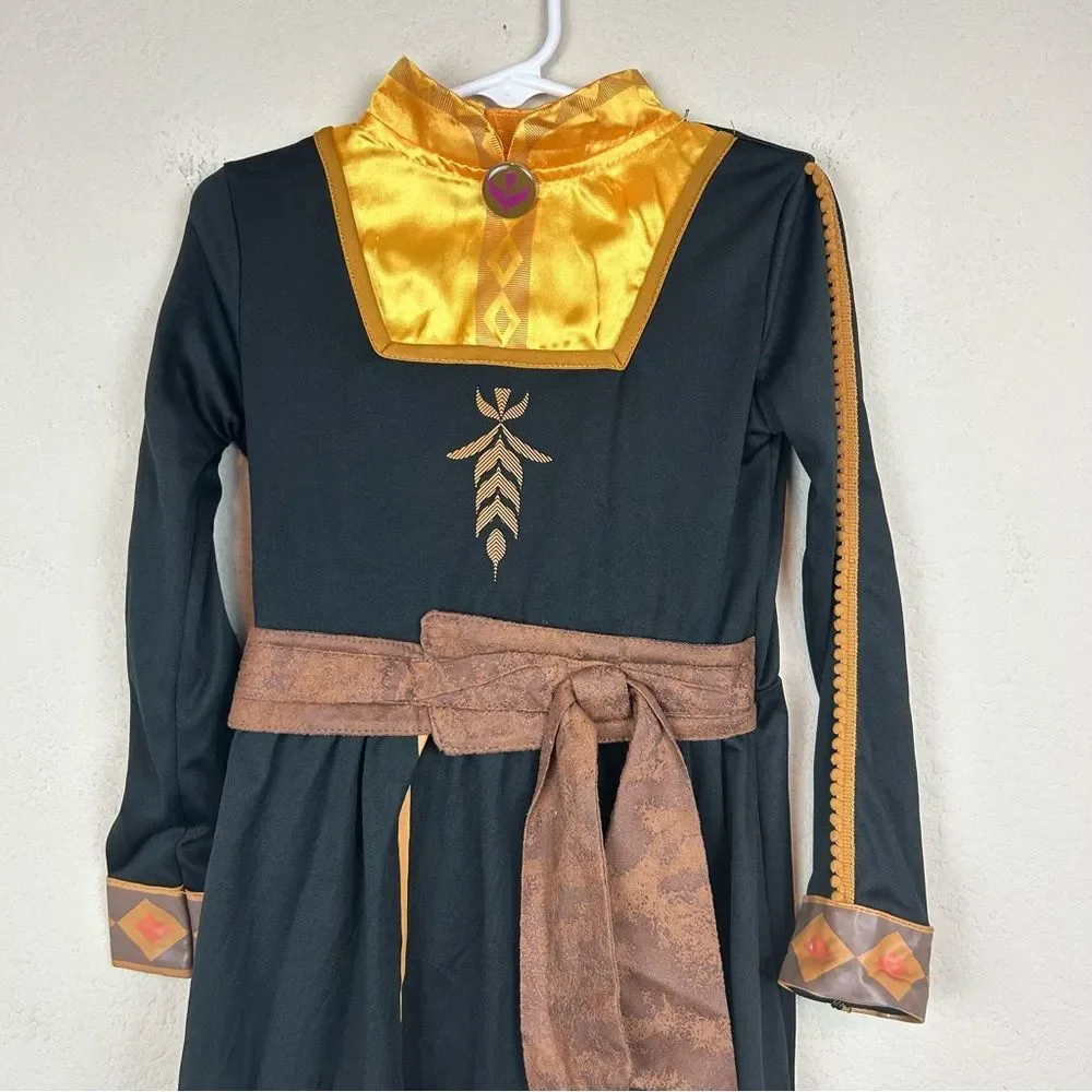 Disney Anna Frozen II Toddler 3-4 Dress & Cape Costume